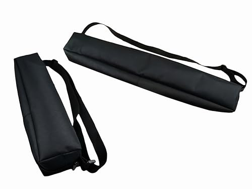 Copechilla Rutentaschen wasserdicht verdickt,Rutentasche mit Schultergurt 100cm,Angeltasche schwarz,Angelausrüstung angelruten Aufbewahrungstasche