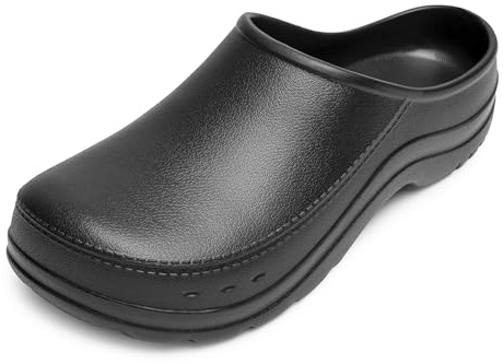 Ladeheid Sabot Homme en EVA Ultralégère - Sabots de Jardin Imperméable Chaussure Homme Confortable et Antibactérien pour Le Travail Cuisine Médicale Maison Clogs LA-CA-24