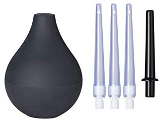 Non-Toxic Silicone Enema Bulb Kit, Home Enema Kit, Douche Medical Clean Enema Bulb 220Ml