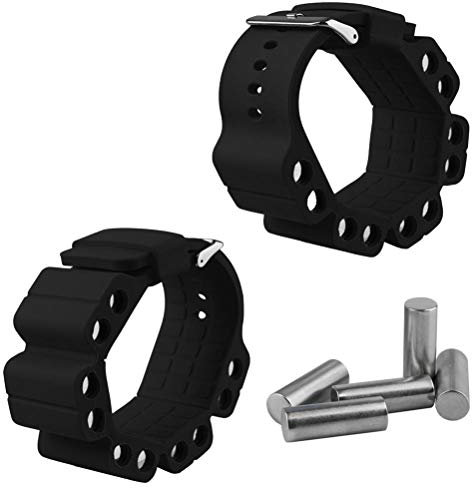 Verstellbare Handgelenkgewichte Handgelenk, Knöchel, Handgelenk, Handgelenk, Gewichtsmanschetten, Armband Training, Joggen, Yoga, Gymnastik, Aerobic, Pilates, 2 Stück