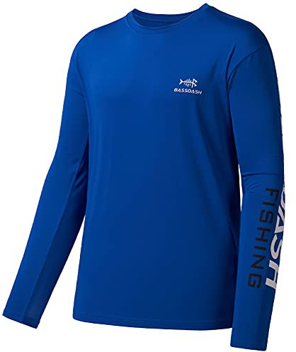 Bassdash T-Shirts de pêche pour Hommes Protection Solaire UV UPF 50+ T-Shirt à Manches Longues