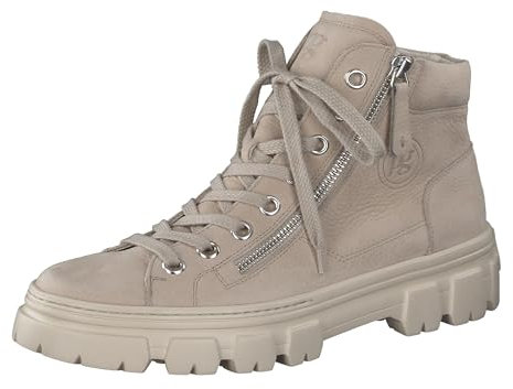 Paul Green Damen Hightop-Sneaker, Frauen High-Top Sneaker,Strassenschuhe,Freizeitschuhe,Turnschuhe,Laufschuhe,schnürschuhe,Beige (Almond),38.5 EU / 5.5 UK