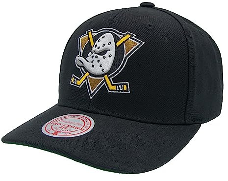 Mitchell & Ness NHL Team Ground 2.0 Pro Snapback - Anaheim Ducks, Black, Einheitsgröße