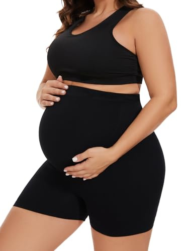KUNINDOME Maternity Shapewear, Black, Large