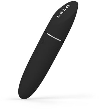 LELO MIA 3 Auflege Vibrator für Frauen, Mini Vibrator Lippenstift für Frau mit 8 Lusteinstellungen und überarbeitetem kompakten Design, Mini Vibration für Frauen, Black