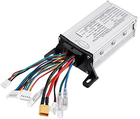 QIULKU Ebike Controller,E-Bike Controller 36v 6PCS Electric Bike Controller 36V 350W DC Motor Brushless Controller mit Anzeigetafel for E-Bike Scooter