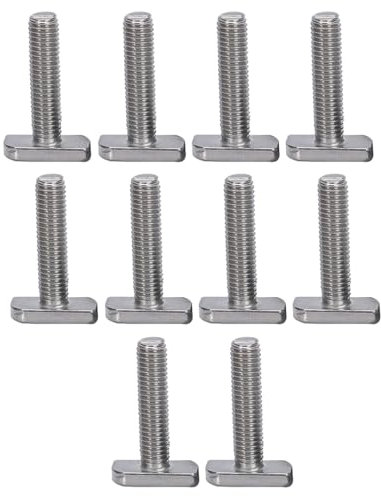 Boulon en T M8 x 40 en acier inoxydable avec fente en T pour profil en aluminium, montage solaire photovoltaïque