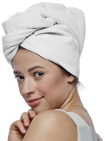 GLOV Mikrofaser-Haarhandtuch für Damen - Weiches und schnelltrocknendes Handtuch, Perfekt für lockige Haare