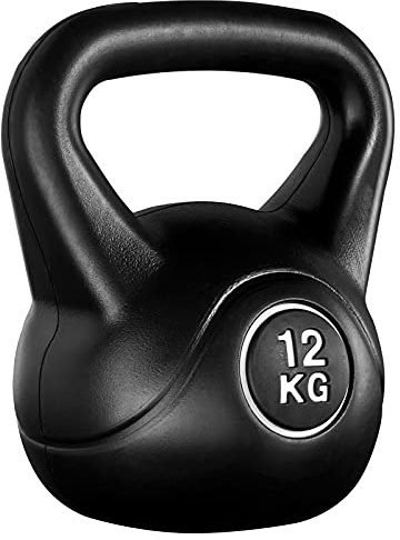 Yaheetech Kettlebell de Hormigón Pesa Rusa 12 kg Culturismo en Casa Gimnasio Deporte Interior Exterior