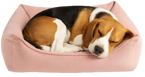 Flamingo Letto Ortopedico per Cani Baldar – Rettangolare, Rosa, 65 cm | Posto letto ergonomico e confortevole per il tuo cane!