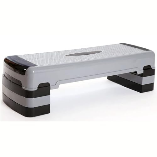 Aerobic Stepper 90cm – 5-Level Adjustable Exercise Step Platform for Home Gym, Cardio, Yoga & Strength Training – Non-Slip Fitness Step Board for Indoor Workouts (5 Levels)