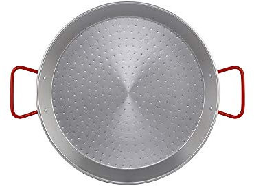 Metaltex - Paellera Acciaio Lucidato 8 Razioni 38 cm