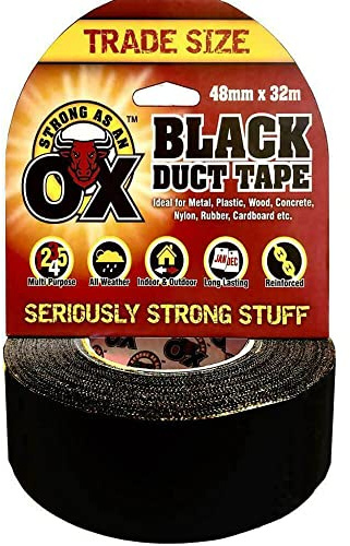 Strong as an Ox Black Duct Tape