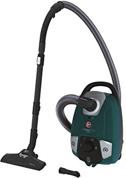 Hoover H-ENERGY 300 Cylinder Vacuum Cleaner - High Performance Small Corded Vacuum, 3.5L Bagged Canister, Hepa Filter, Compact to Store, 850w [HE310HM]