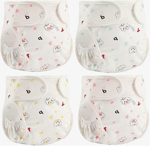 Pannolini per bambole Reborn Biancheria intima per bambole riutilizzabili da 43-55 cm regolabile accessori bambola Reborn 4 pezzi