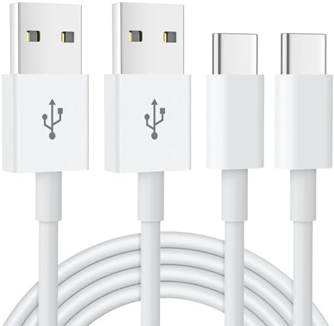 USB C Kabel [ 2Stück 1.8M ], USB Typ C Ladekabel Schnellladung für Samsung Galaxy S24 S23 S22 S21 S20 S10 S9 Note 10 9 8, iPhone 15 Pro, Google Pixel, Hawei, Xiaomi, OnePlus, Sony Xperia Controller