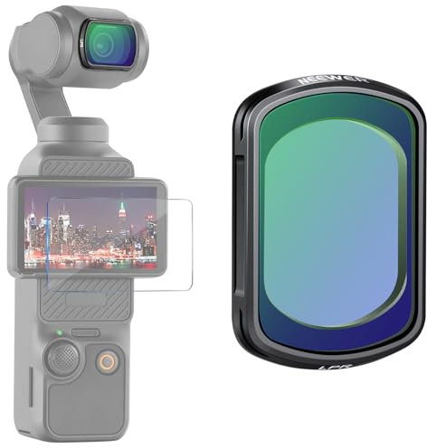 NEEWER Filtro LPR Compatibile con DJI Osmo Pocket 3 Creator Combo Accessori Filtro Notturno con Riduzione Inquinamento Luminoso Magnetico in Vetro Ottico HD Multistrato con Protezione Schermo, FL-63