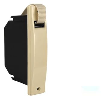 recogedor cinta - recogedor compacto de 20 mm en color marfil, ideal para persianas, fácil de instalar y usar, diseño discreto y funcional.
