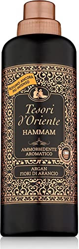 3x Tesori d'oriente Arganöl orange Blumen Hammam Weichspüler aromatischer 750ml