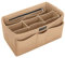 Ropch Taschenorganizer für Frauen Handtasche, Filz Taschen Organisator Multifunktional Kosmetikorganizer, Windeltasche Organizer, Beige - M
