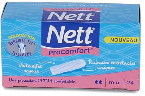 NETT ProComfort 24 Tampon minis ultra-confortables sans applicateur