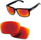PapaViva Lentes de repuesto para Oakley Holbrook XL OO9417 marco de gafas de sol, Pro+ Fire Rojo Polarized
