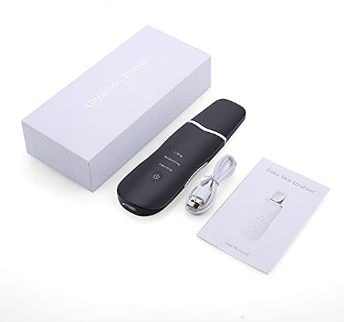 Dispositivo de belleza Elitzia ETSC659 con herramienta depuradora de piel facial Removedor de espinillas Limpiador de poros Extractor de comedones para limpieza profunda facial (Black)