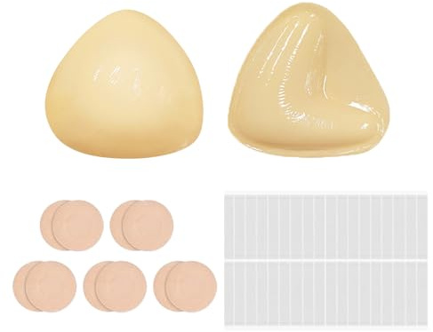 XIWCAFC Push up Pads, tryckkuddar dubbelsidig självhäftande push up bröstvårtskydd, bh-kuddar självhäftande, 2-i-1 tryckdynor självhäftande behå, återanvändbara och tvättbara bröstvårtkuddar