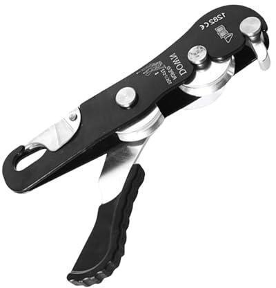 Dispositivos de seguridad para escalar – Descensor de controles manuales, equipo de rescate de cuerda, dispositivos de seguridad antipánico para rapel, dispositivos de bloqueo automático para control