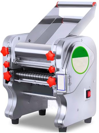 Máquina For Hacer Pasta Eléctrica, Máquina For Hacer Pasta, Máquina For Hacer Pasta Con Cuchilla De Doble Uso, Fideos De 3 mm/9 mm, Grosor Ajustable, For Lasaña Y Fettuccine.(Noodle width 18cm/7.1in)
