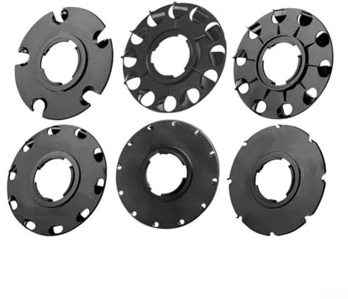 Hasaller Plant Plate Sets 6Pcs 60009 S-eed Plate Set Garden Sower Plant Plates Garden Plants Plates Set Gardens S-eeder for 1001-B Gardens Sower Sweet C-orn Radish Carrot Bean Pea Beet