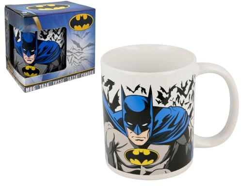 Tazza in ceramica Batman modello mug ciotola da colazione 325 ml per bambini