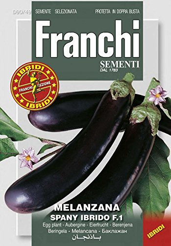 SEMI DI MELANZANA SPANY IBRIDO F.1 FRANCHI SEMENTI