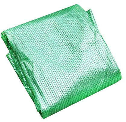 jardín polietileno, rejilla jardín, invernadero, cubierta impermeable y protección UV, para tomates, verduras, jardín exterior, 143 x 73 x 195 cm, (sin marco hierro)