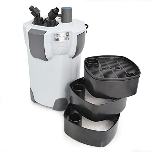 MGidea Esterno SunSun Acquario Pesci HW-402B 3 stadi 1000L/h UVC 9W Materiale filtrante