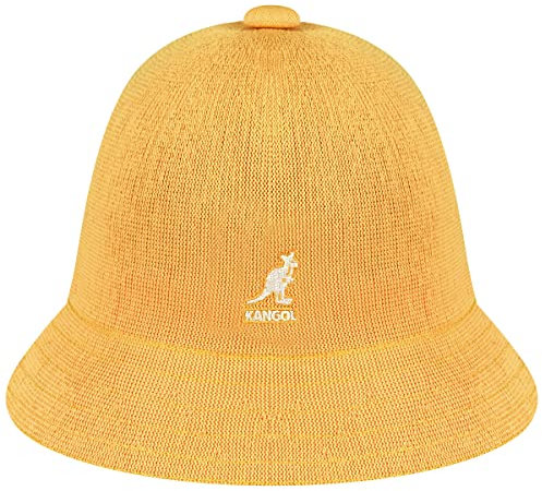 Kangol Tropic Casual Stoffhut Sommerhut Strandhut Sonnenhut Hut Damen/Herren - Sommer Frühling-Sommer - L (58-59 cm) gelb