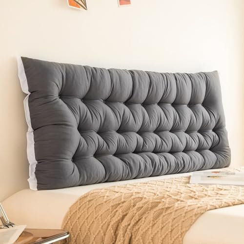 XZLZMYP B,120x50x5cm, Rückenkissen Weich Lesekissen Für Bett Und Sofa Multifunktion Keilkissen Rückenpolster Für Die Wand Lesekissen Zum Lesen Fernsehen Rückenlehne Im Lendenwirbelbereich