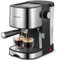 VINATO Espressomaschine, 15 Bar Espressomaschine mit Dampfgarer für Latte und Cappuccino, Expresso-Kaffeemaschine mit abnehmbarem Wassertank, Edelstahl