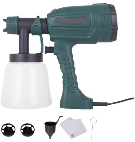 Paint Sprayer, Ultra-Light Electric Spray Gun with 20 Oz Detachable Cup Garden Sprayer for Furniture Cabinets Fence Walls Doors Garden DIY