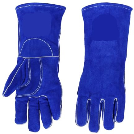 AYWTIUN Guanti da saldatura Guanti protettivi for saldatura da lavoro resistenti al calore con stick/saldatore Tig/griglia/fornello/barbecue Sicurezza della