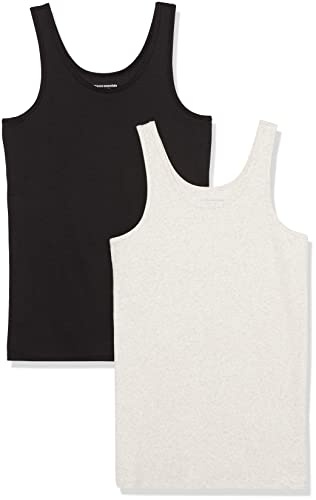 Amazon Essentials kvinnors moderskap linne, paket med 2, beige/svart, X-Large