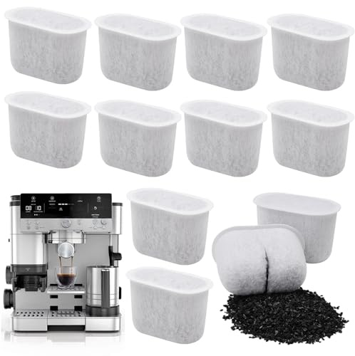 Ninja Luxe Coffee Filters 12 Pack - Charcoal Water Filter Inserts for Ninja Coffee Machines, Compatible Replacement Filters mit 3 Stufen Filtration für besseren Kaffeegeschmack