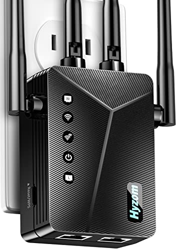 Best WiFi Extender Signal Booster for Whole Home - 13K Sq.Ft Coverage | 100% Faster Internet Extender WiFi Booster, 1-Button Setup Repeater Works with Any Router | Stop Buffering in Every Room