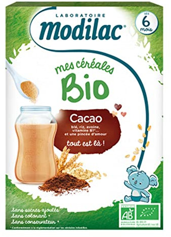 Mes céréales bio dès 6 mois cacao 250g