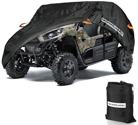 Housse Utilitaire SxS pour véhicules Utilitaires - Étanche et résistante aux UV - Résistante à la poussière - pour Polaris Ranger XP 1000 900 800 Premium Honda Yamaha Can-Am Kawasaki