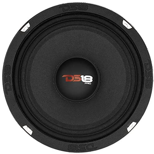 DS 18 1 MIDRANGE PRO-X6.4M speaker 16.5 cm 165 mm 6.5 in diameter 250 watts rms and 500 watts max 4 ohm sensitivity of 92 db car, 1 piece