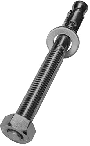 Lumonic Ancla de carga pesada M12 x 145 acero inoxidable A4 I Para uso como tacos de metal, anclajes de pernos, taco de flash, para diferentes tipos de montaje a través de