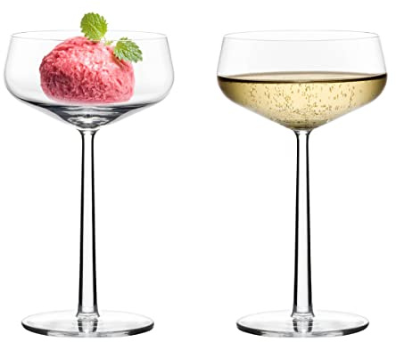 Iittala Essence 1052711 Cocktail Bowls, Set of 4, Made of Glass, Capacity: 310 ml, Dimensions: 9.9 x 17.8 cm