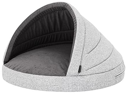 Sales Core Hundehöhle Hundehütte Hundebett Hundehütte - Aschfahl - R1: ⌀65 x 50 cm Große und Kleine Hunde Hundeliege Hundesofa Hundekissen Hundekorb