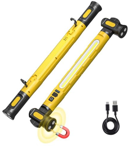 Werkstattlampe 3000 Lumen,Arbeitsleuchte LED Akku,5200mAh,IPX4 Wasserdicht